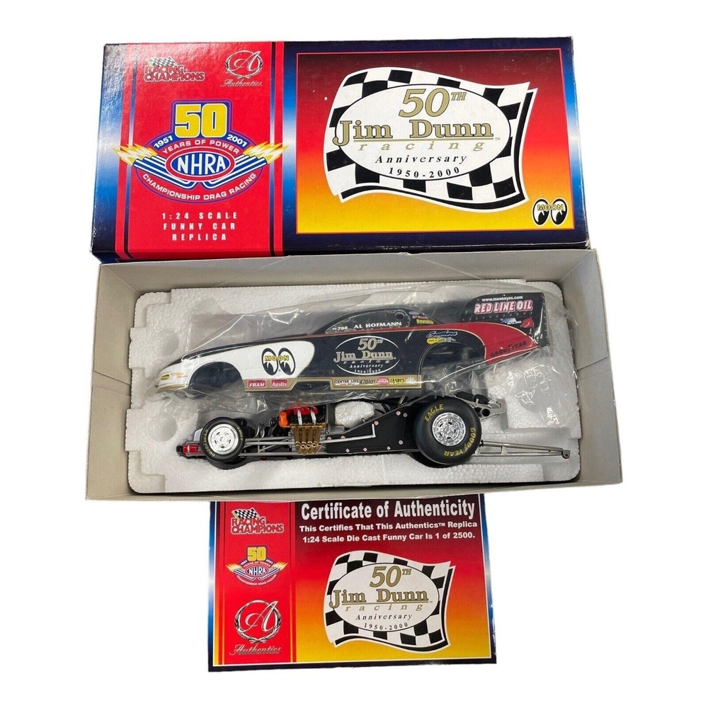 Jim Dunn Racing NHRA 50TH Anniversary Racing Champions Moon Eyes Funny Car‎ 1/24
